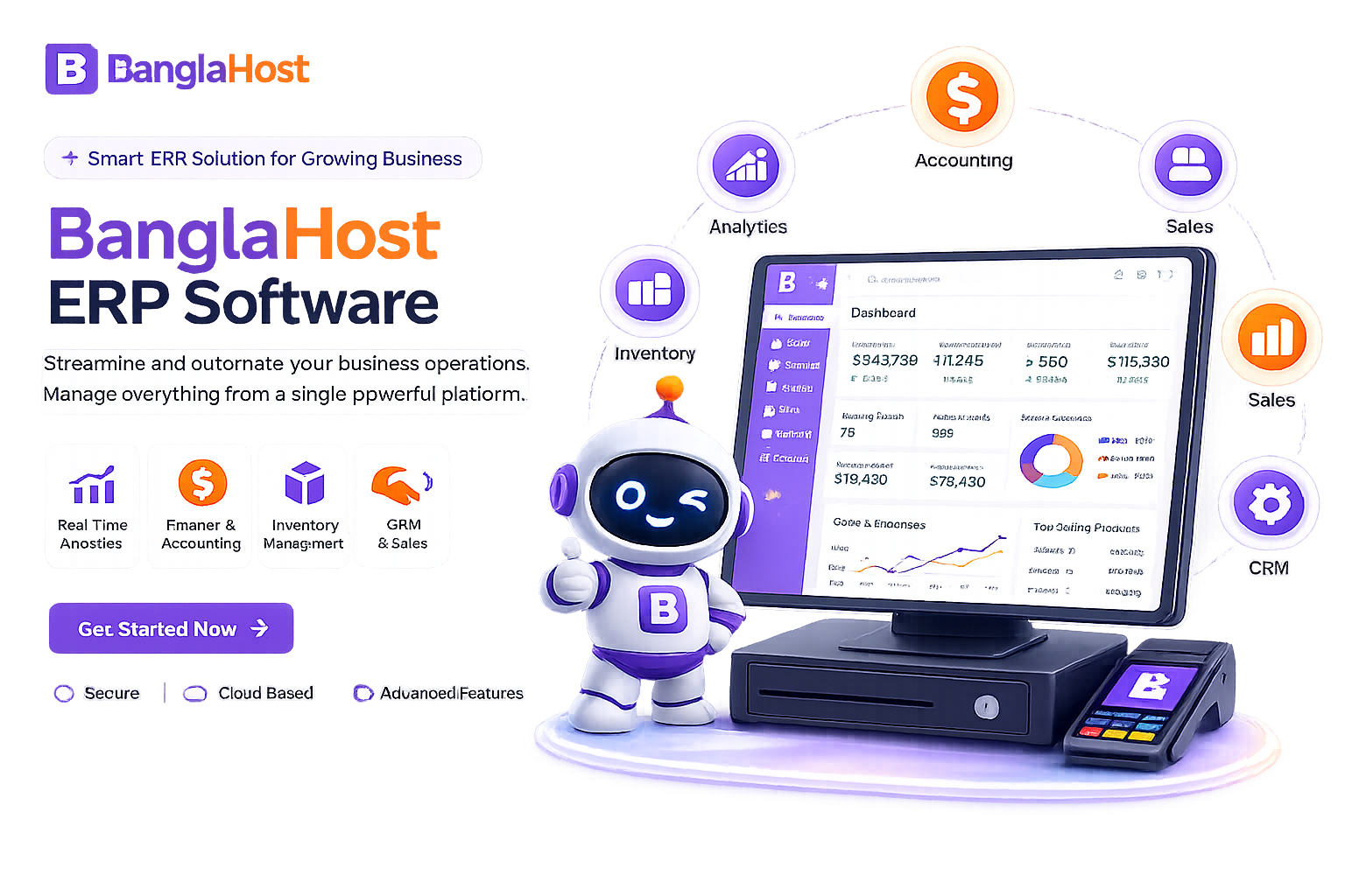 BanglaHost ERP Software