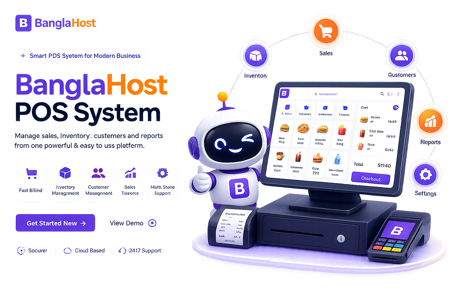BanglaHost POS Software